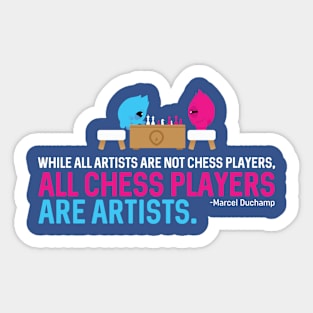 Chess Artists Sticker